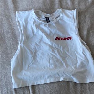 White “Forget” crop